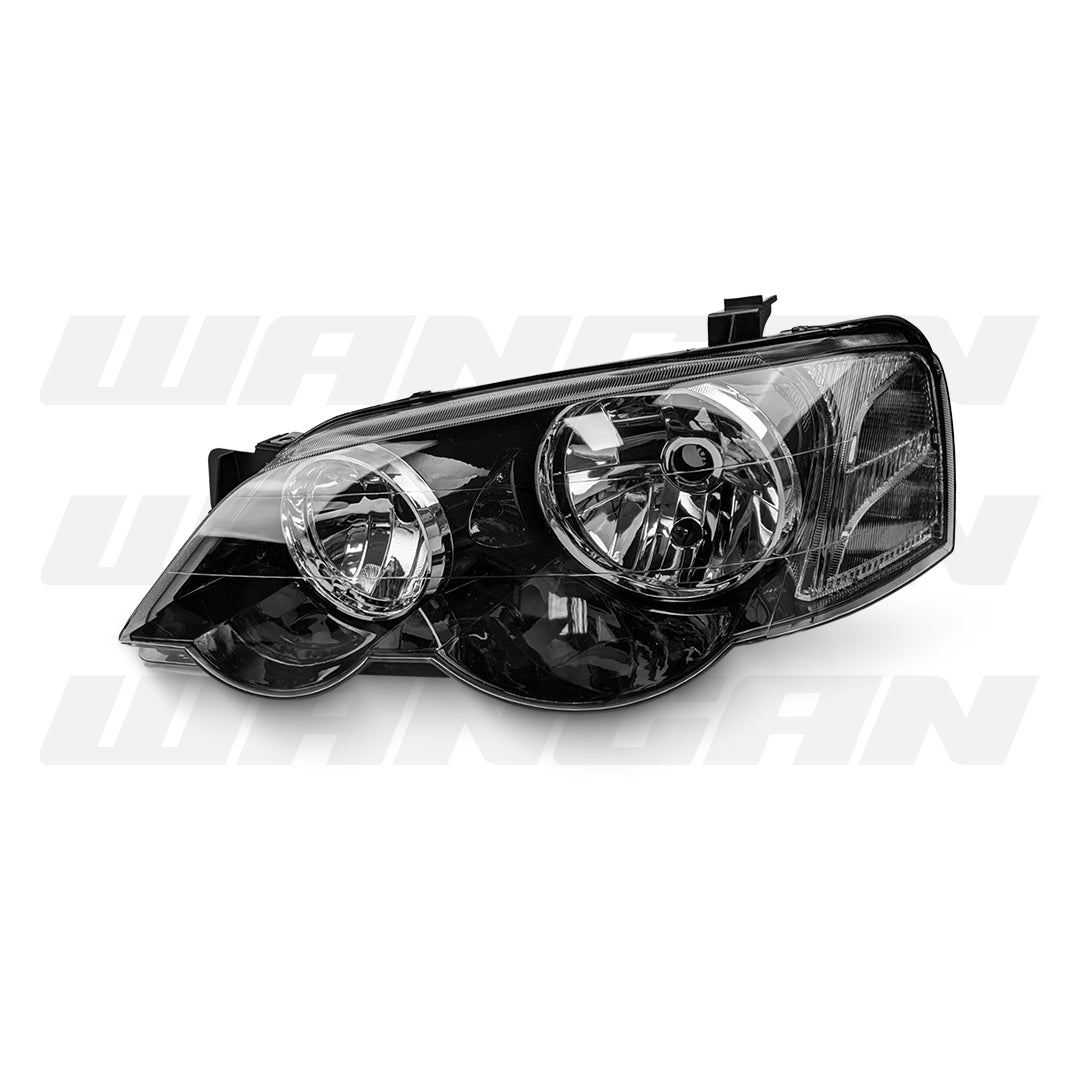 Ford Falcon BA / BF (2002 - 2008) Sports Style Black Headlights LH + RH