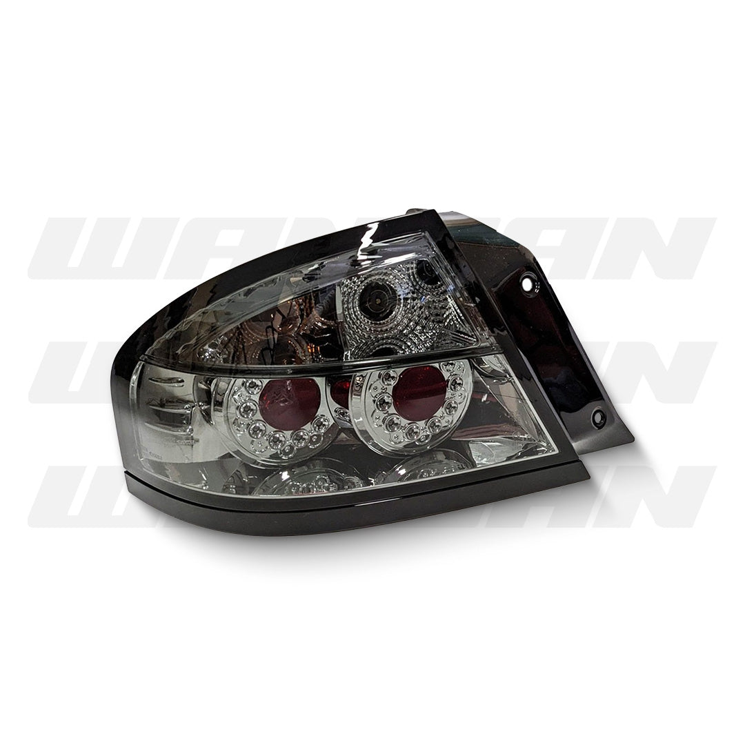 Ford Falcon BA / BF (2002 - 2007) Smoked Black LED Tail Lights LH + RH
