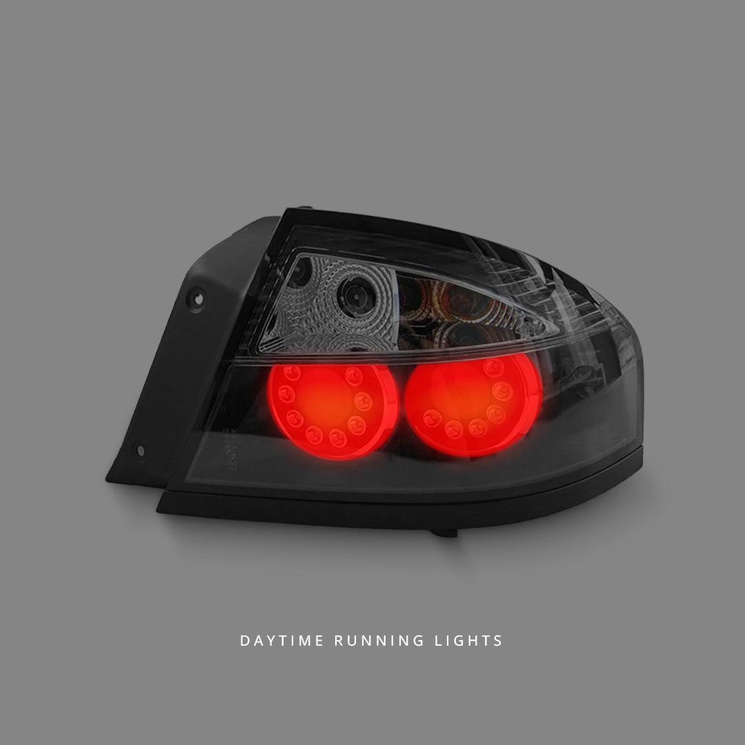 Ford Falcon BA / BF (2002 - 2007) Black LED Tail Lights LH + RH