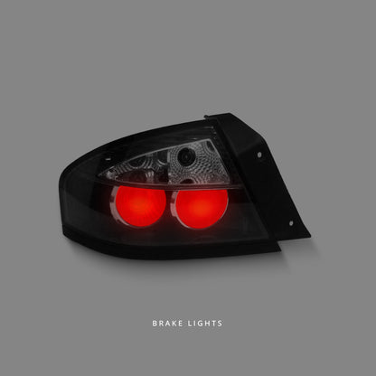 Ford Falcon BA / BF (2002 - 2007) Black Altezza Tail Lights LH + RH
