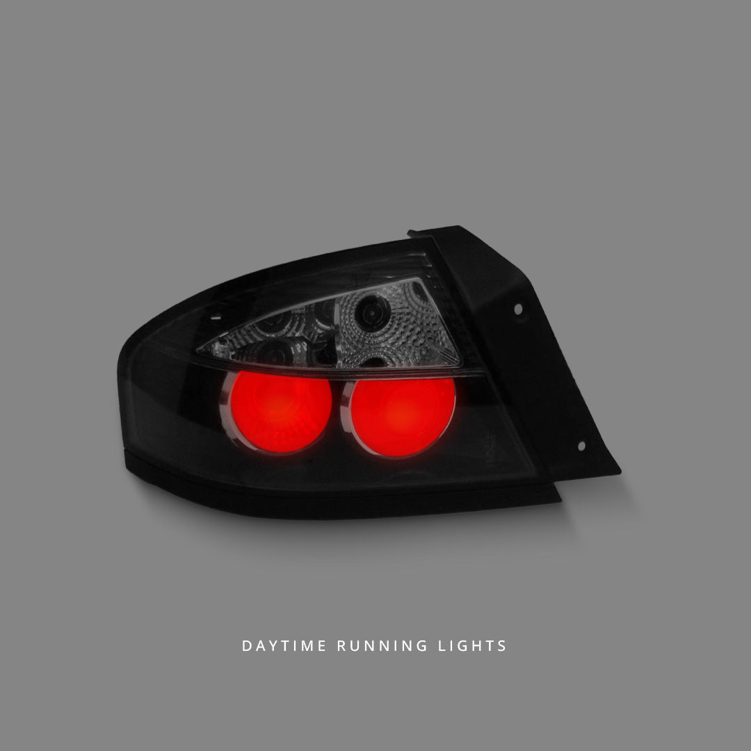Ford Falcon BA / BF (2002 - 2007) Black Altezza Tail Lights LH + RH