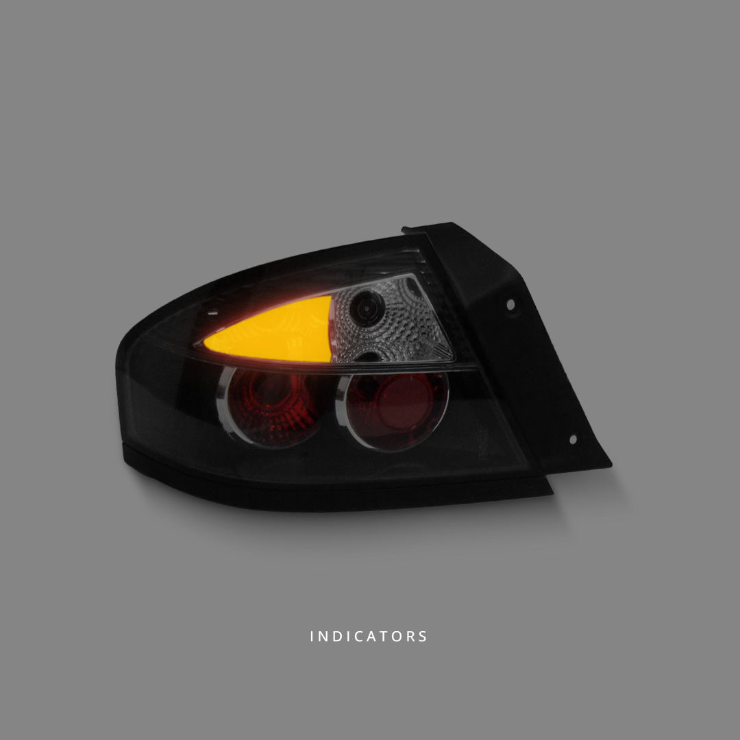 Ford Falcon BA / BF (2002 - 2007) Black Altezza Tail Lights LH + RH