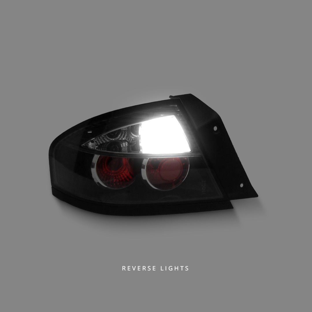 Ford Falcon BA / BF (2002 - 2007) Black Altezza Tail Lights LH + RH