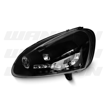 Volkswagen Jetta 1K (2006 - 2008) LED DRL Projector Headlights LH + RH