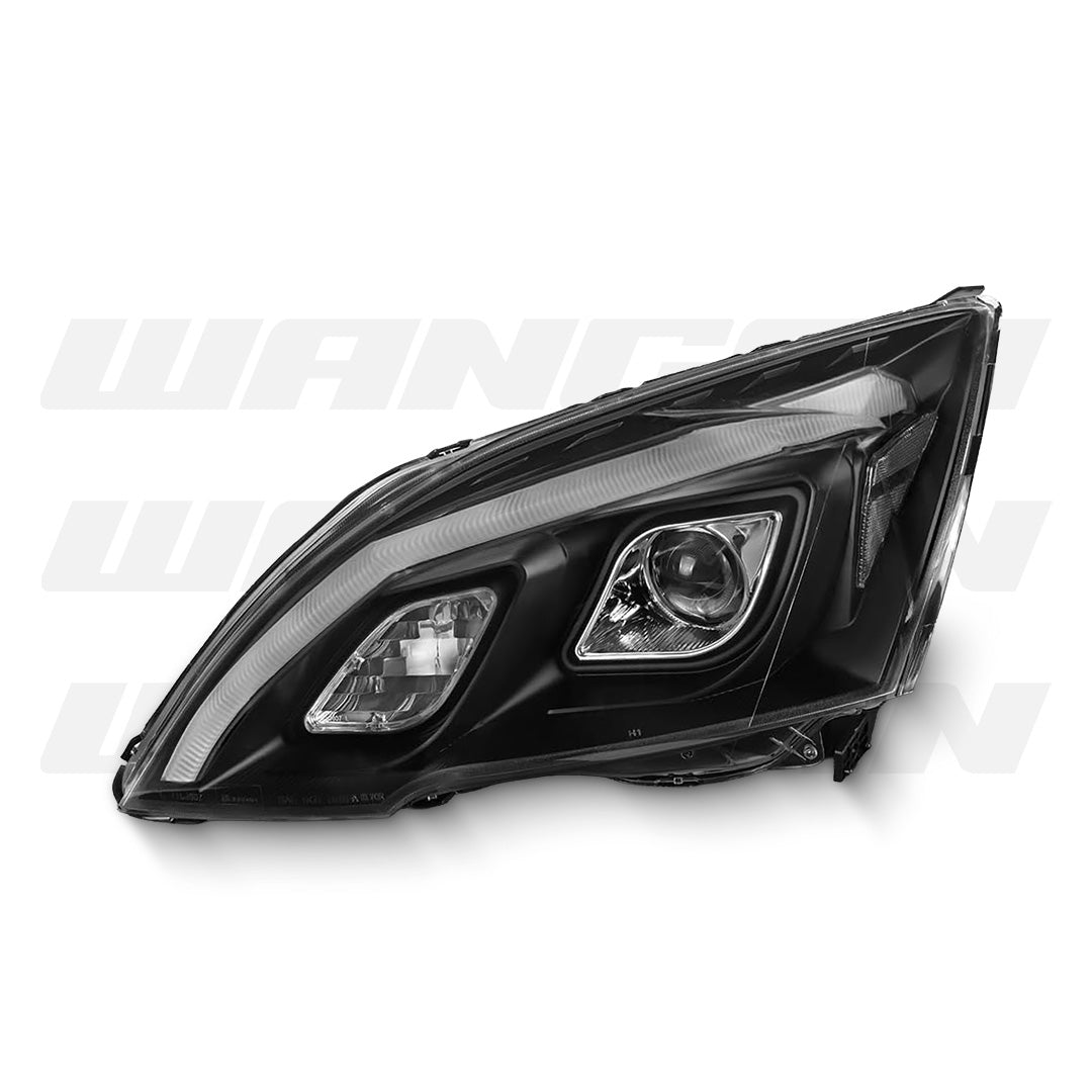 Honda CR-V RE (2007 - 2012) Black 3D LED DRL Projector Headlights LH + RH