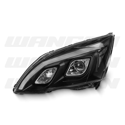 Honda CR-V RE (2007 - 2012) Black 3D LED DRL Projector Headlights LH + RH