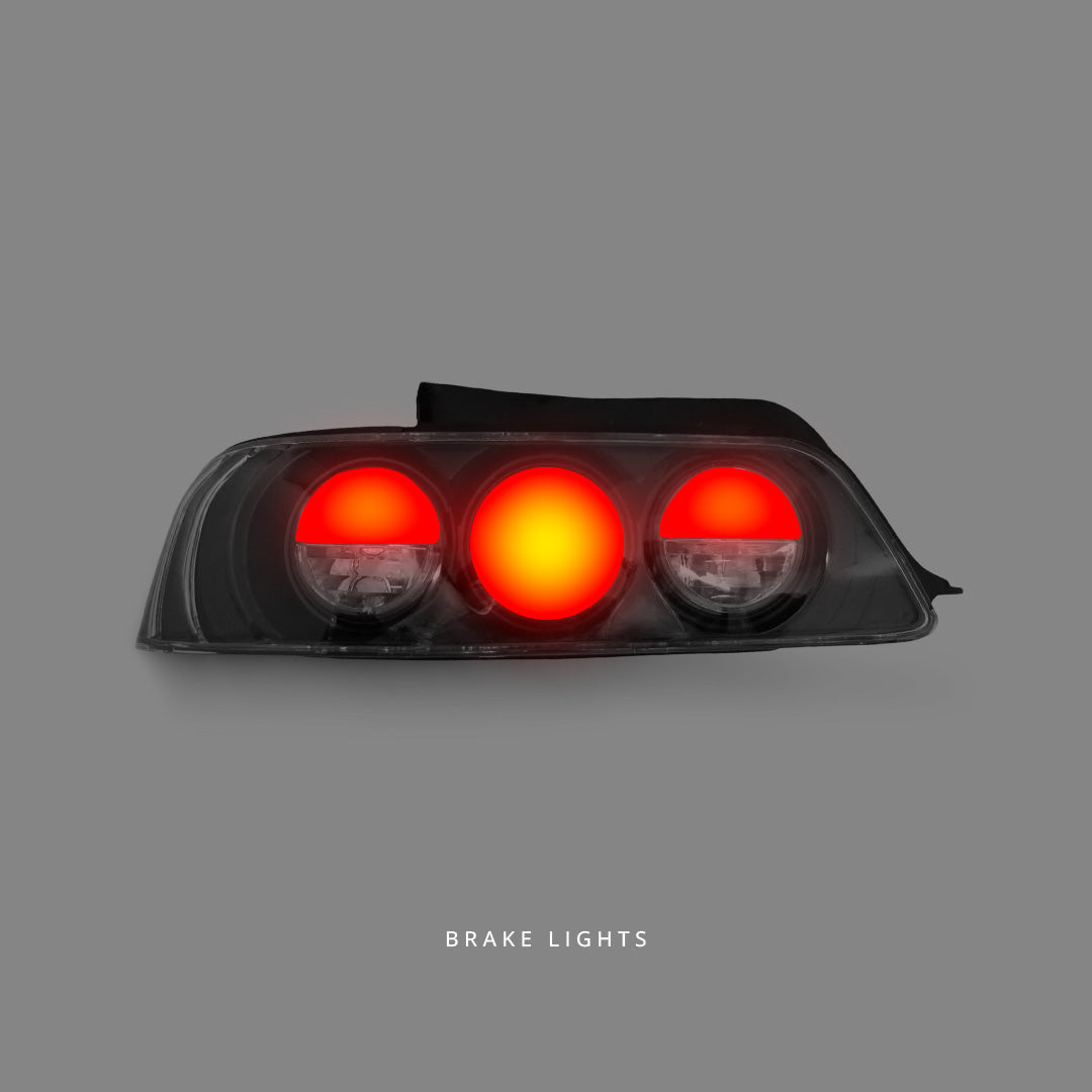 Honda Prelude BB 5th Gen (1996 - 2001) Black Altezza Tail Lights LH + RH