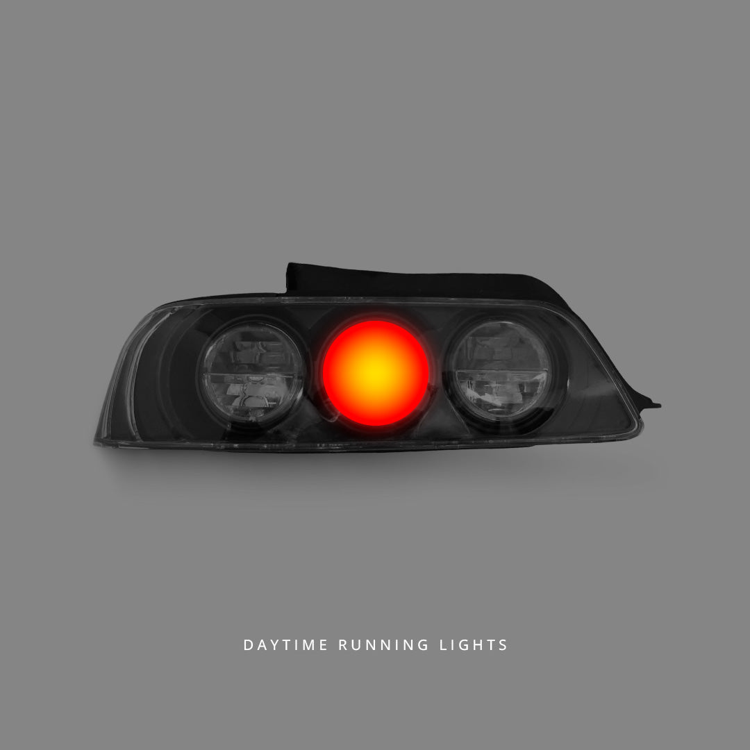 Honda Prelude BB 5th Gen (1996 - 2001) Black Altezza Tail Lights LH + RH