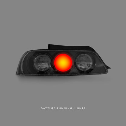 Honda Prelude BB 5th Gen (1996 - 2001) Black Altezza Tail Lights LH + RH