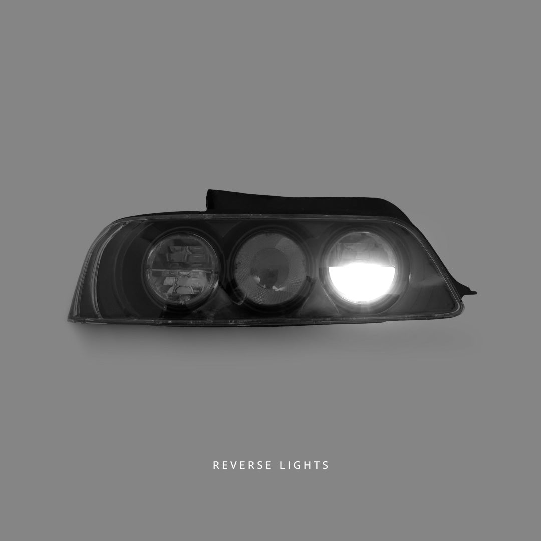 Honda Prelude BB 5th Gen (1996 - 2001) Black Altezza Tail Lights LH + RH