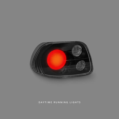 Honda CRX Del Sol VTiR (1992 - 1997) Black Altezza Tail Lights LH + RH