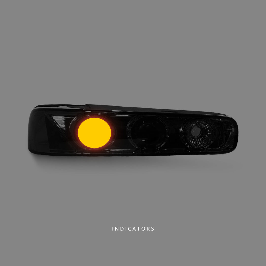Honda Integra DC2 (1993 - 2000) Smoke Altezza Tail Lights LH + RH