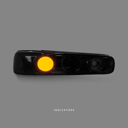 Honda Integra DC2 (1993 - 2000) Smoke Altezza Tail Lights LH + RH