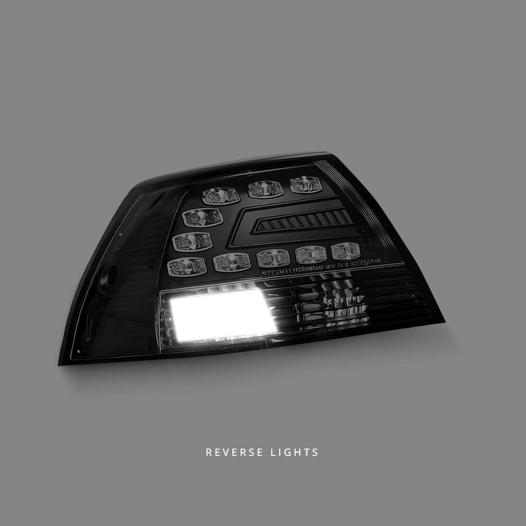 Holden Commodore VE Sedan (2006 - 2013) Black LED Tail Lights LH + RH