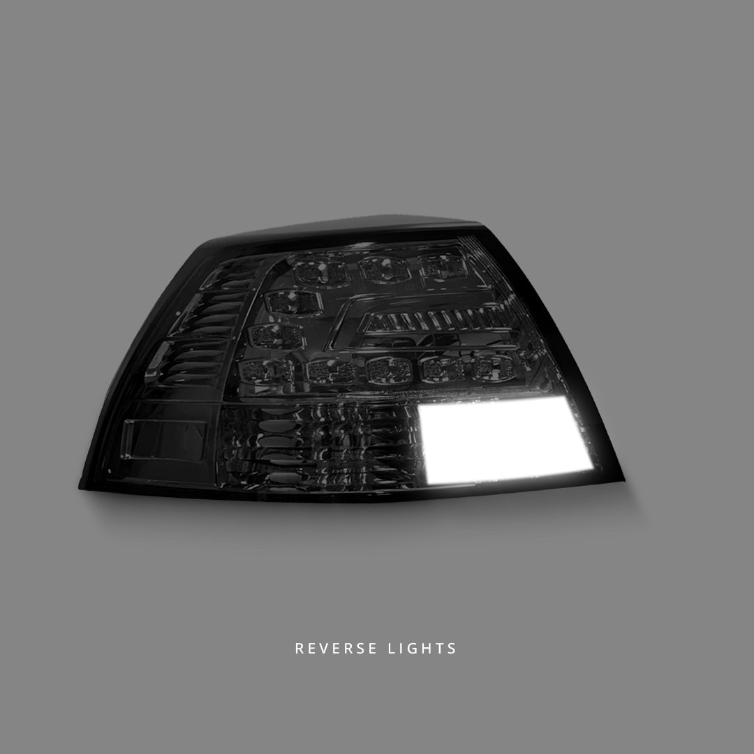 Holden Commodore VE Sedan (2006 - 2013) Smoke LED Tail Lights LH + RH
