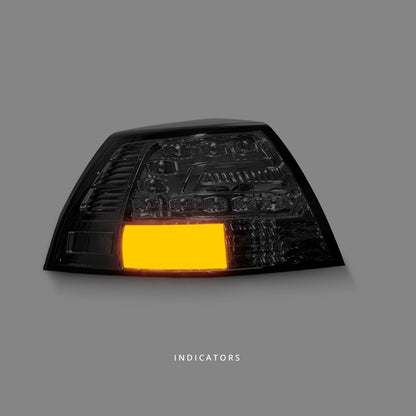 Holden Commodore VE Sedan (2006 - 2013) Smoke LED Tail Lights LH + RH