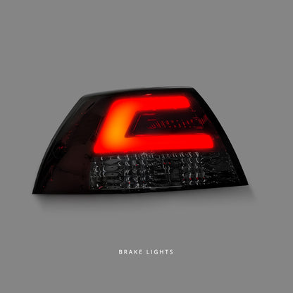 Holden Commodore VE Sedan (2006 - 2013) Smoke Red LED Tail Lights LH + RH