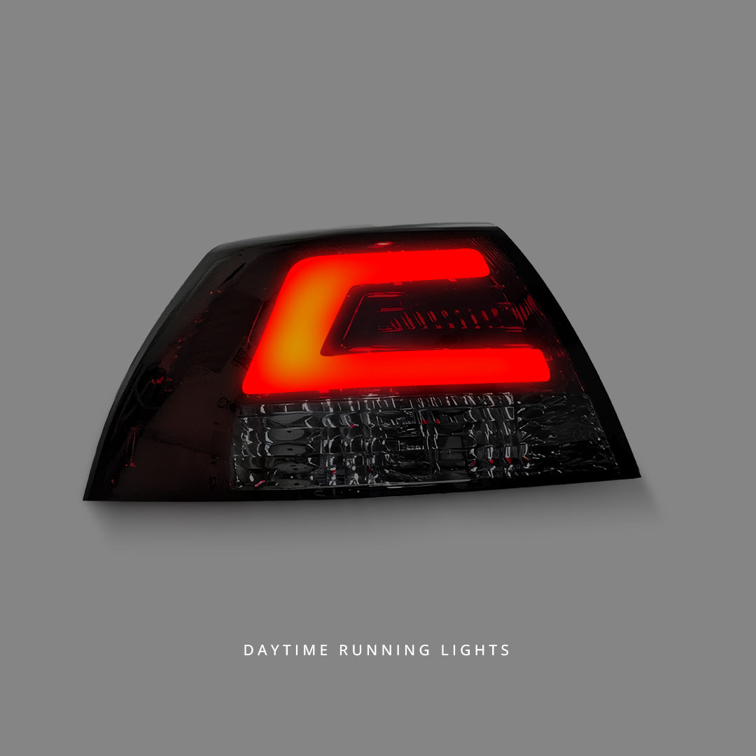 Holden Commodore VE Sedan (2006 - 2013) Smoke Red LED Tail Lights LH + RH