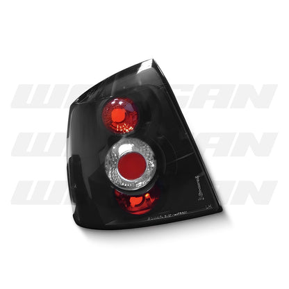 Holden Astra TS (1998 - 2004) Black Altezza Tail Lights LH + RH