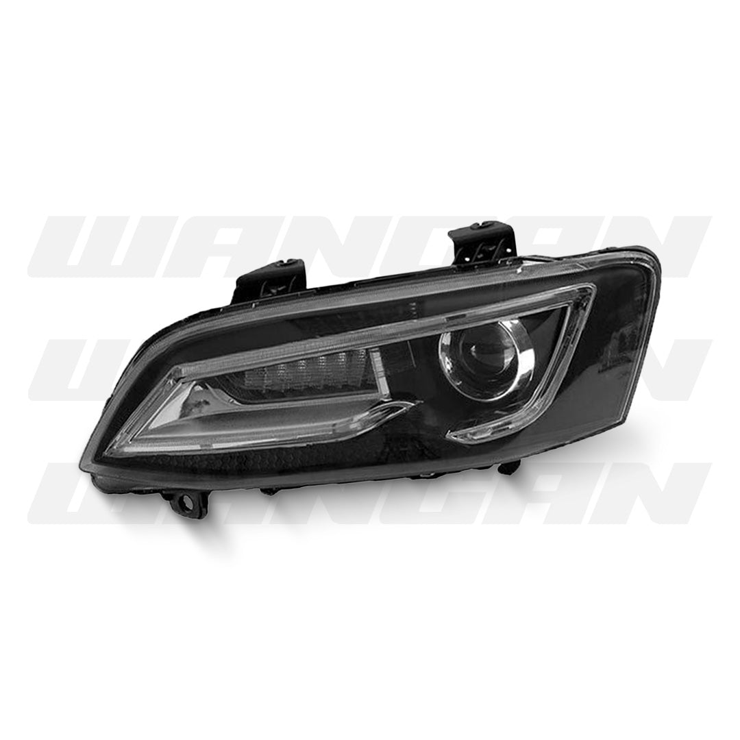 Holden Commodore VE Series 1 & 2 (2006 - 2013) Sequential Black LED DRL Projector Headlights LH + RH