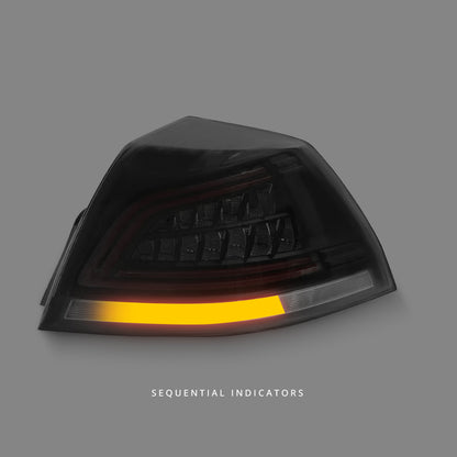 Holden Commodore VE (2006 - 2013) Sequential Smoked 3D LED Indicator Tail Lights LH + RH