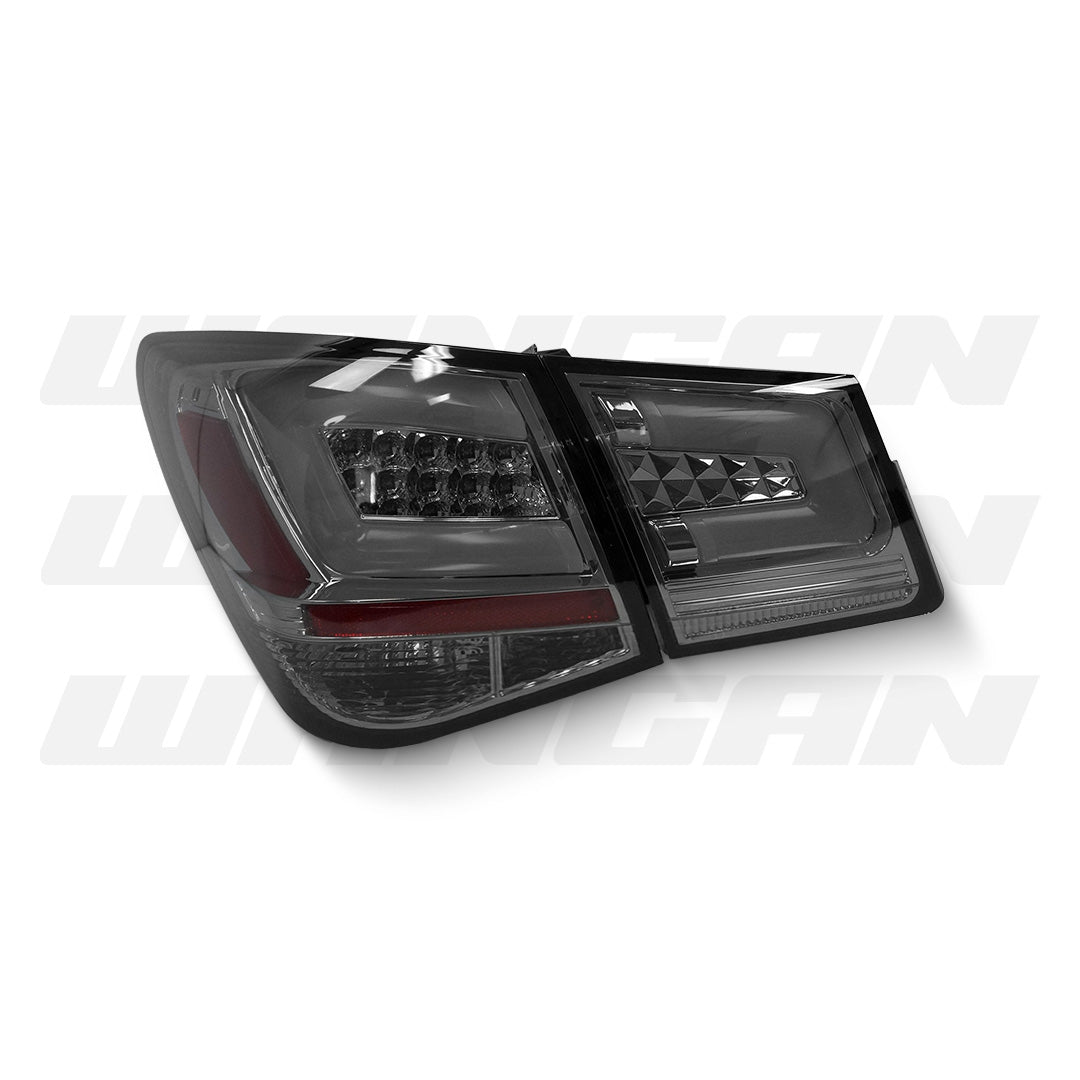 Holden Cruze JG / JH (2009 - 2014) Smoked Black LED Tail Lights LH + RH