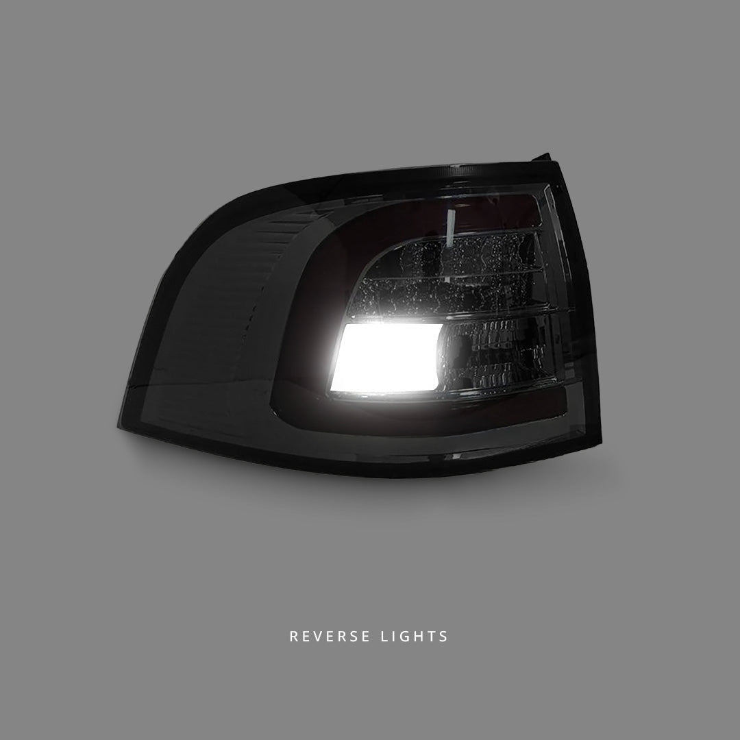 Holden Commodore VE / VF (2008 - 2016) 3D Smoke LED Tail Lights LH + RH