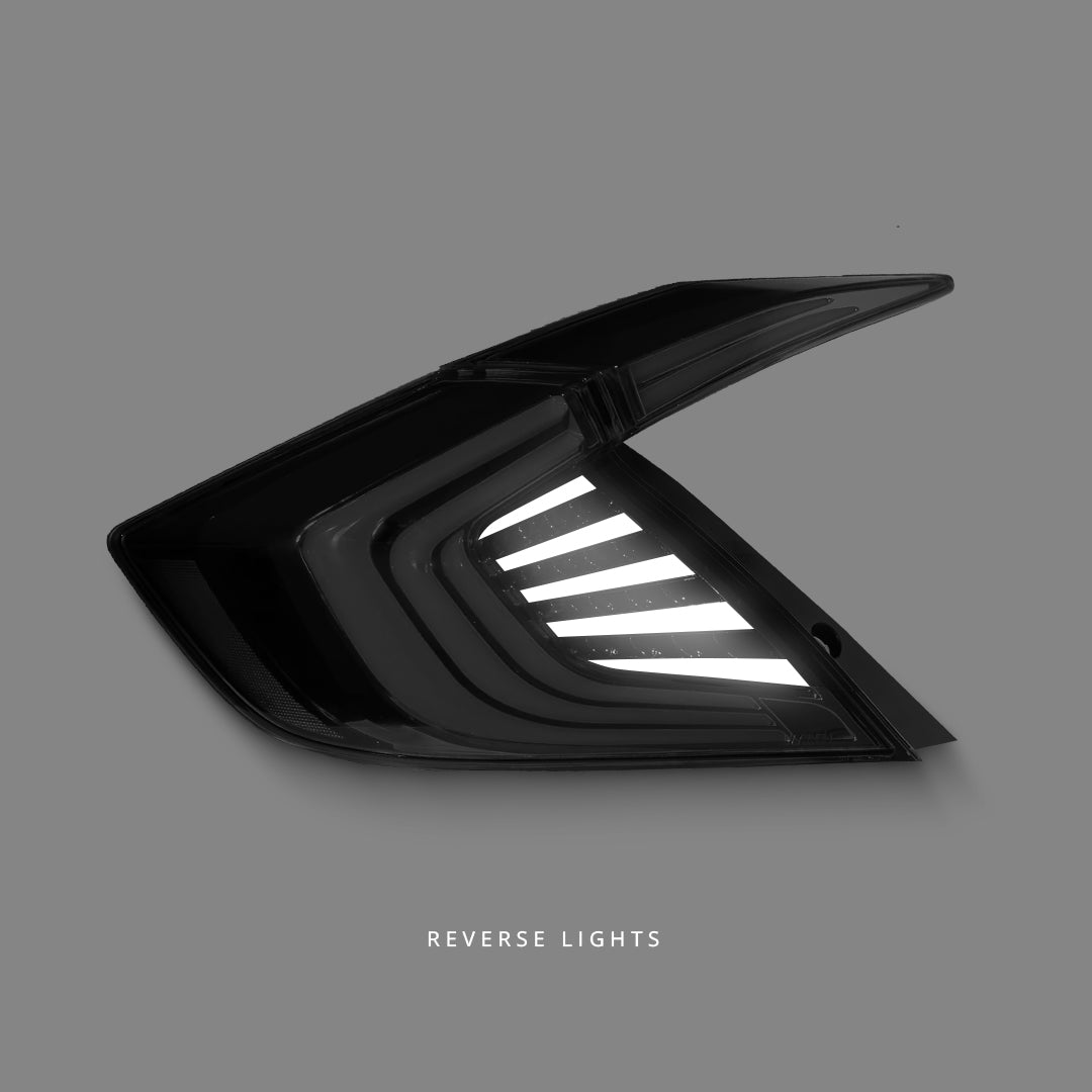 Honda Civic FK (2016 - 2019) Smoke LED Dynamic Tail Lights LH + RH