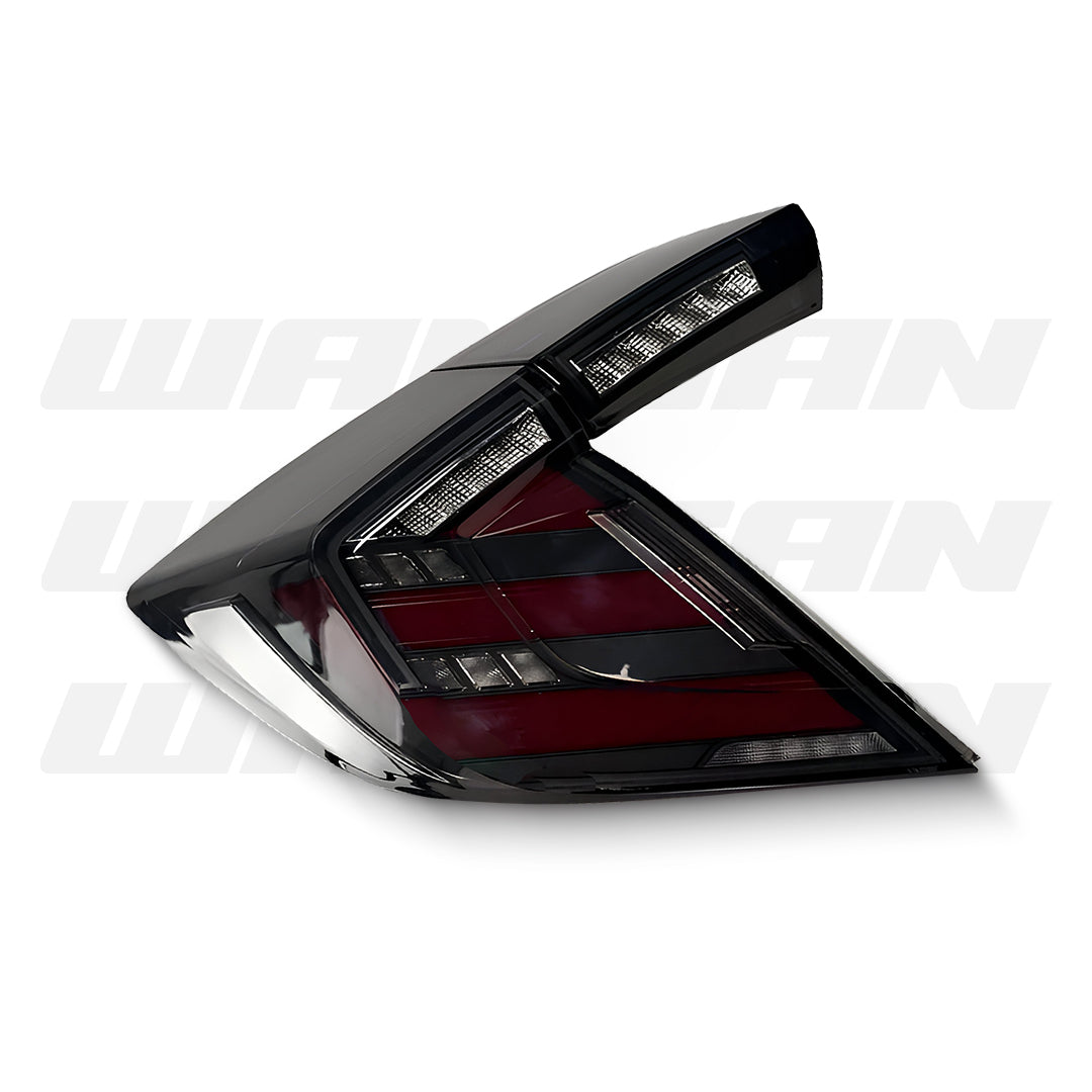 Honda Civic FK7 / FK8 (2016 - 2021) Sequential Mugen Style Smoke LED Tail Lights LH + RH