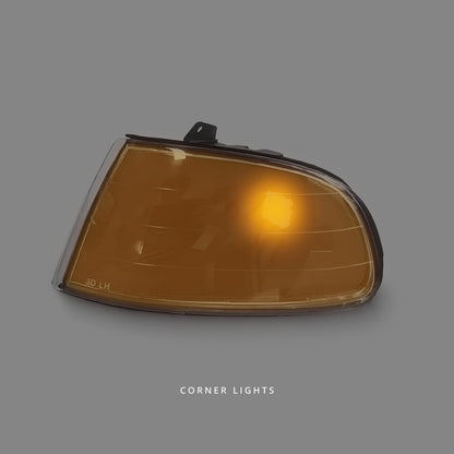 Honda Civic EG Hatchback (1991 - 1995) Black Corner Lights LH + RH