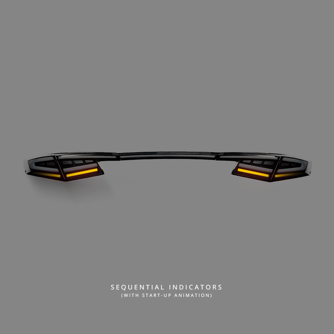 Honda Civic FL1 / FL5 (2021 - 2024) Sequential Elite Series 3D Full LED Tail Lights LH + RH