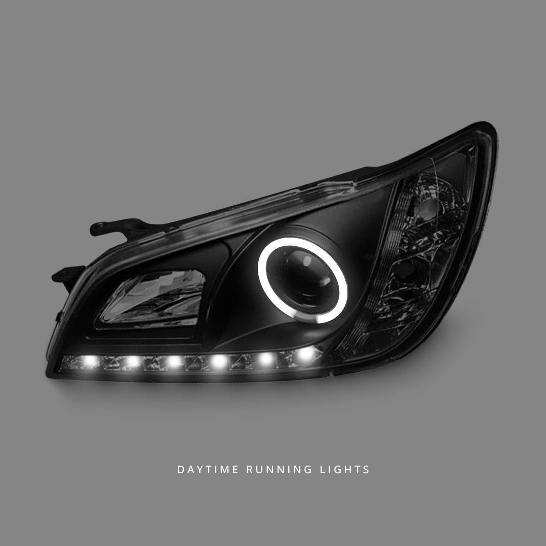 Lexus IS300 JCE10 (2001 - 2005) Black CCFL DRL Projector Headlights LH + RH