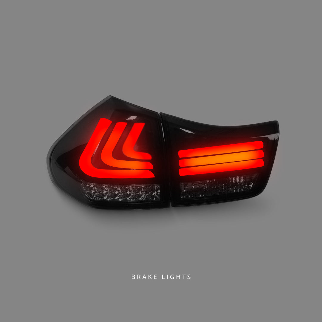Lexus RX GSU / MCU / MHU (2004 - 2009) Sequential Smoked LED Tail Lights LH + RH