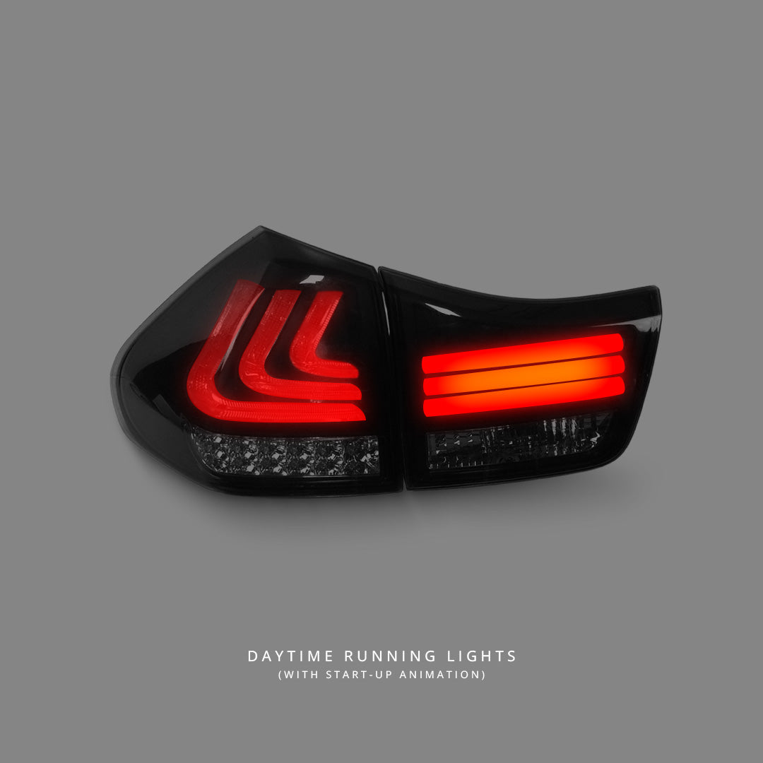 Lexus RX GSU / MCU / MHU (2004 - 2009) Sequential Smoked LED Tail Lights LH + RH
