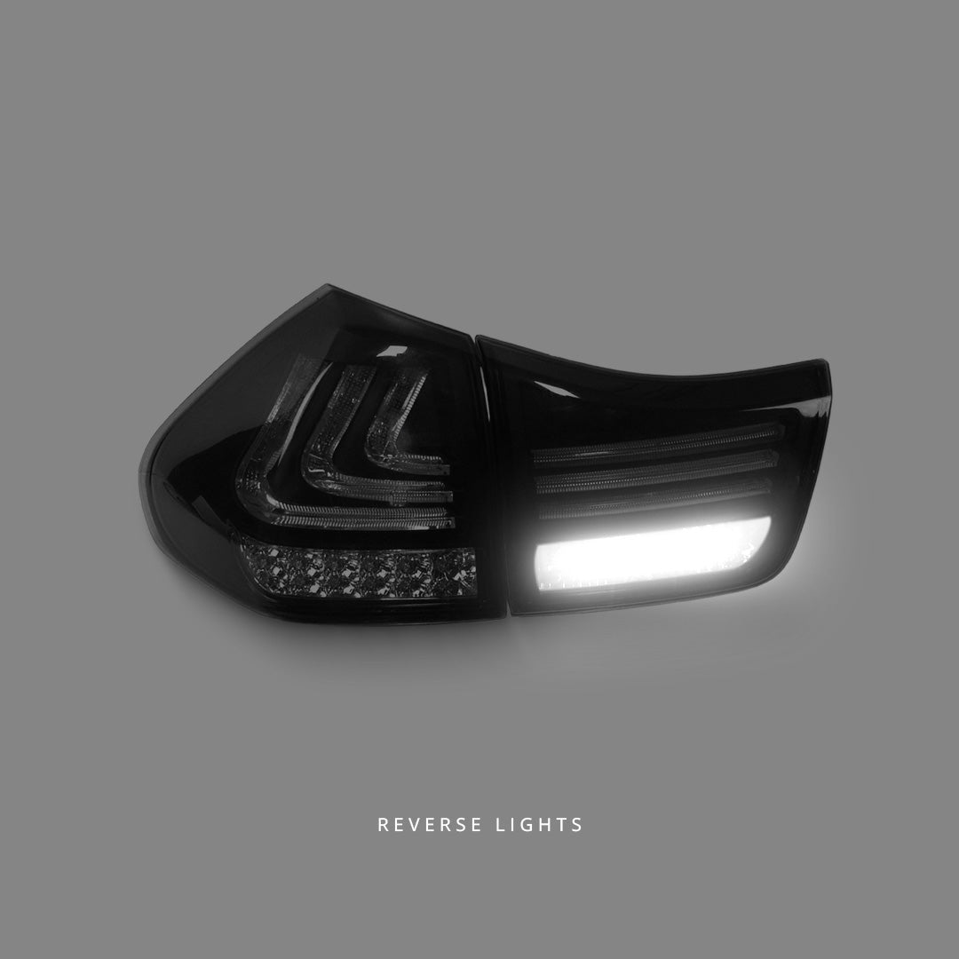 Lexus RX GSU / MCU / MHU (2004 - 2009) Sequential Smoked LED Tail Lights LH + RH