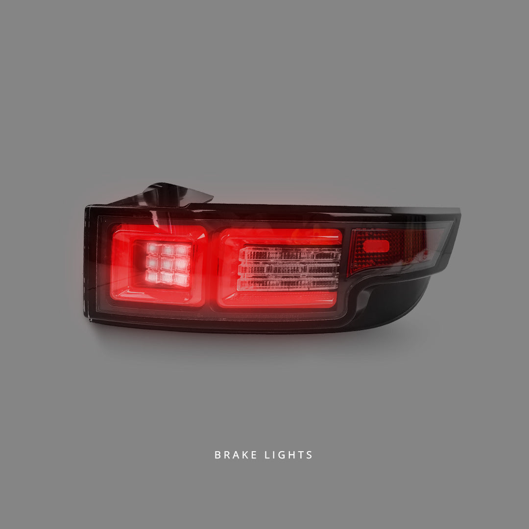 Land Rover Range Rover Evoque L538 (2011 - 2015) Black LED Tail Lights LH + RH
