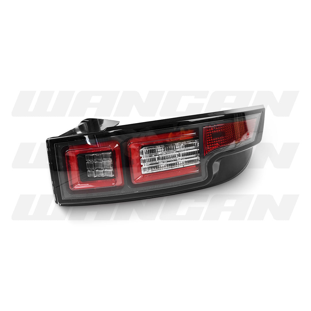 Range Rover Ev Rear Lights Land Rover Range Rover Evoque L538 (2011 - 2015) Black LED Tail Lights ...