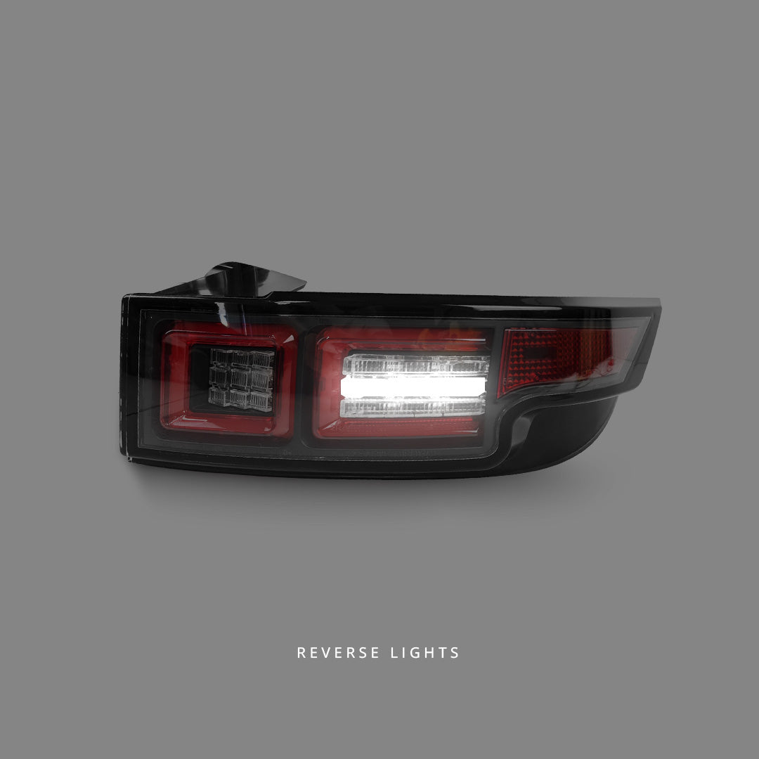 Land Rover Range Rover Evoque L538 (2011 - 2015) Black LED Tail Lights LH + RH