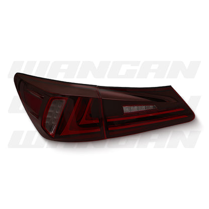 Lexus IS GSE20 / GSE21 / USE20 (2005 - 2013) Sequential Clear Red Full LED Light Bar Tail Lights LH + RH
