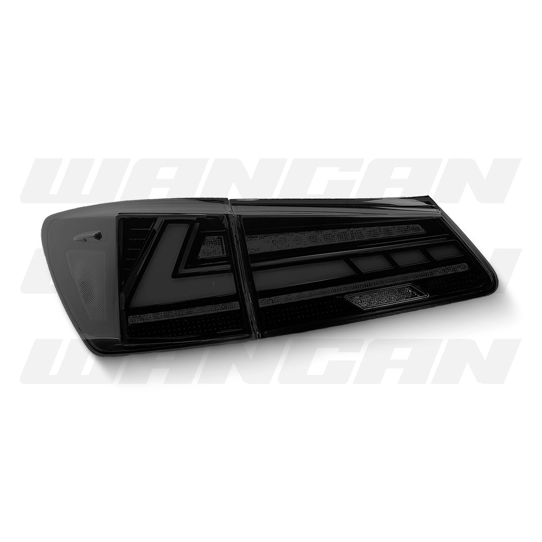 Lexus IS GSE20 / GSE21 / USE20 (2005 - 2013) Sequential V2 3D Smoked LED Light Bar Tail Lights LH + RH