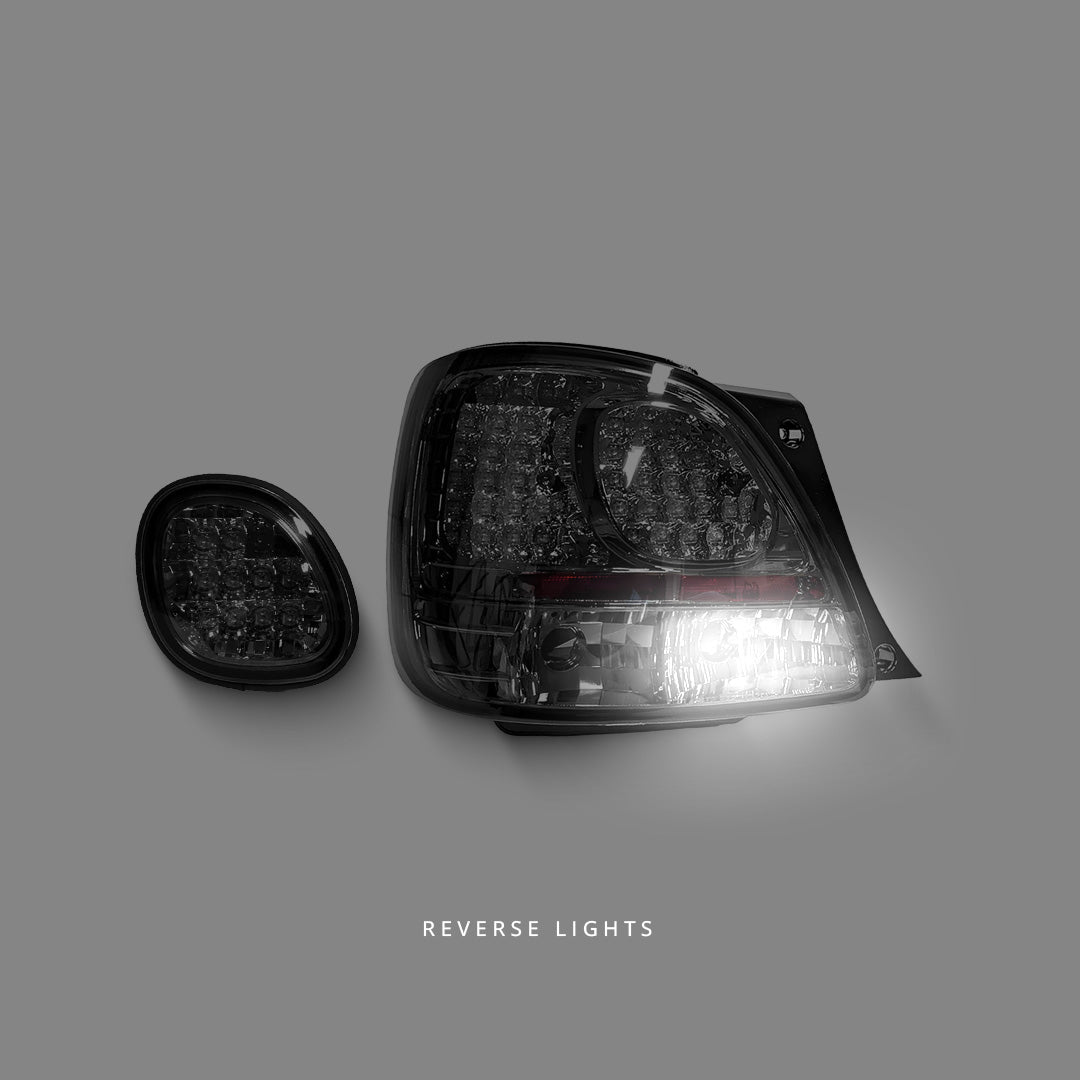 Lexus GS S160 (1998 - 2005) Smoke LED Tail Lights and Fog lights LH + RH