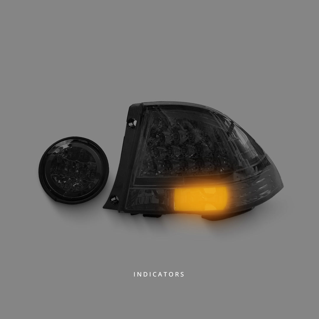Lexus IS GXE10 / JCE10 (1999 - 2005) Smoke LED Tail Light and Smoke Fog Light LH + RH