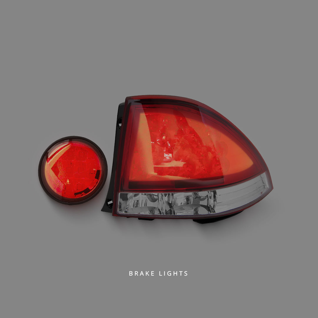 Lexus IS GXE10 / JCE10 (1999 - 2005) Clear Red LED Tail Lights and Fog Lights LH + RH