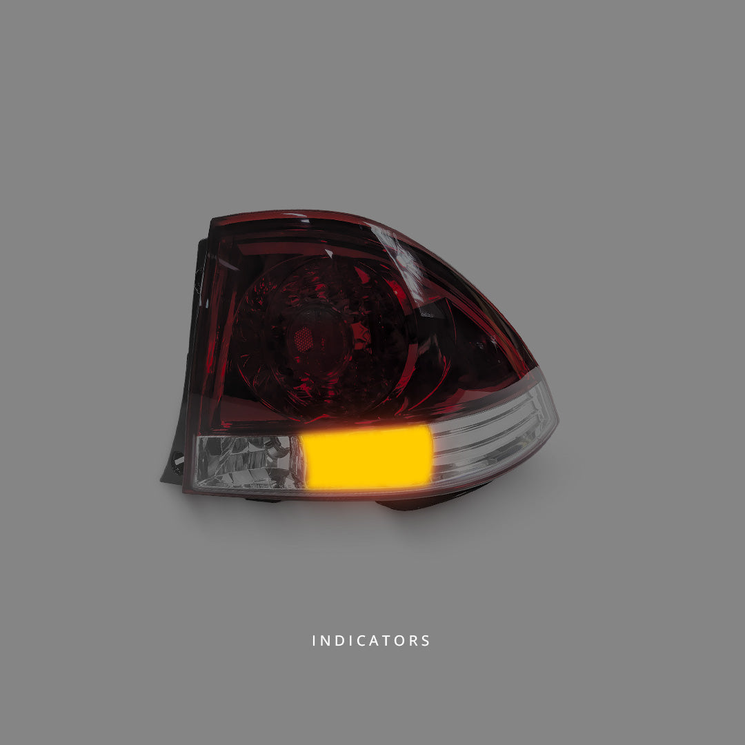 Lexus IS GXE10 / JCE10 (1999 - 2005) Clear Red Tail Lights LH + RH