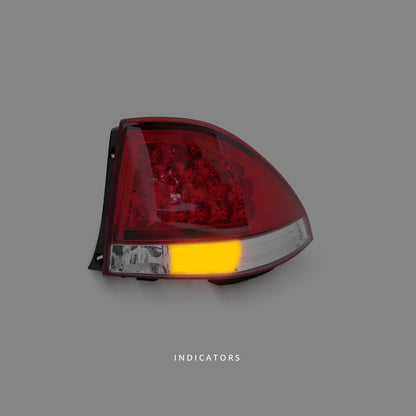 Lexus IS GXE10 / JCE10 (1999 - 2005) Clear Red LED Tail Lights LH + RH