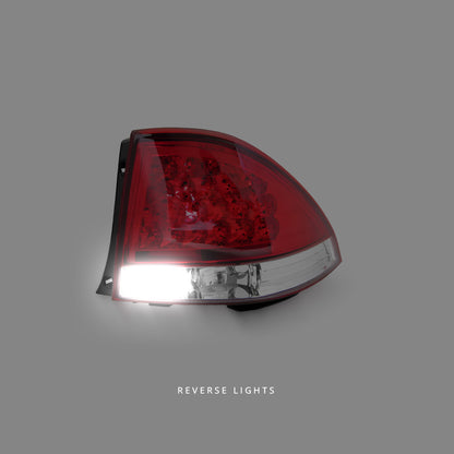 Lexus IS GXE10 / JCE10 (1999 - 2005) Clear Red LED Tail Lights LH + RH