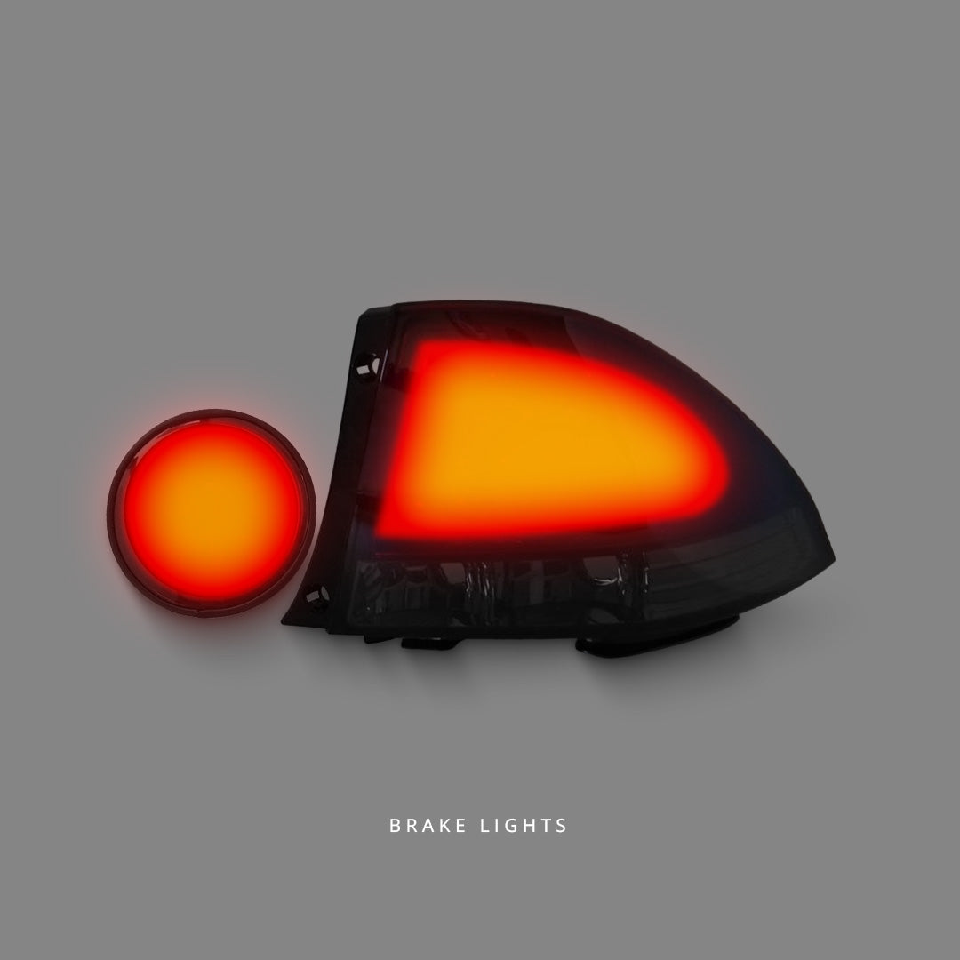 Lexus IS GXE10 / JCE10 (1999 - 2005) Smoke Red LED Tail Lights and Fog Lights LH + RH