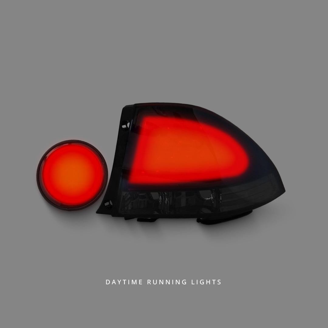 Lexus IS GXE10 / JCE10 (1999 - 2005) Smoke Red LED Tail Lights and Fog Lights LH + RH