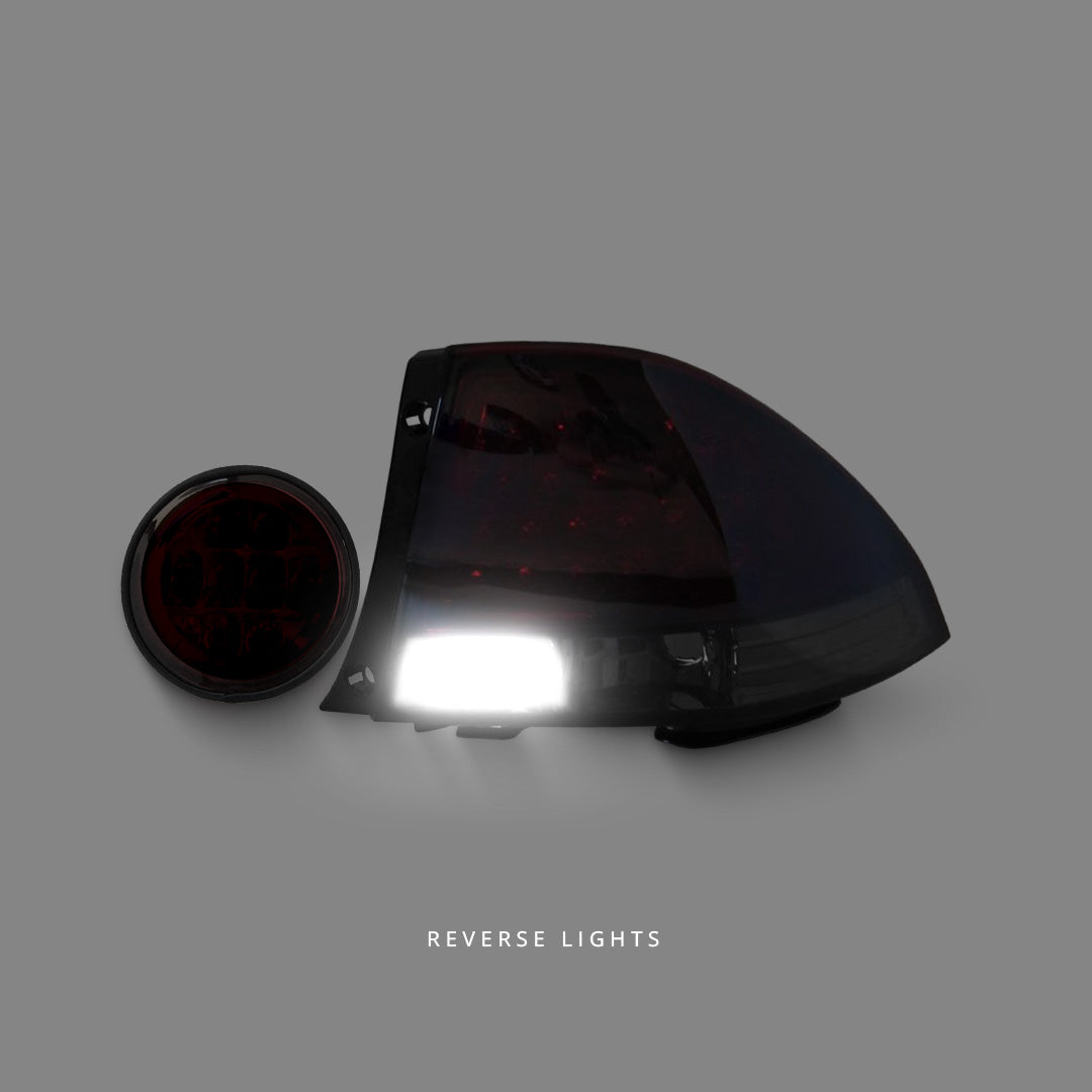 Lexus IS GXE10 / JCE10 (1999 - 2005) Smoke Red LED Tail Lights and Fog Lights LH + RH