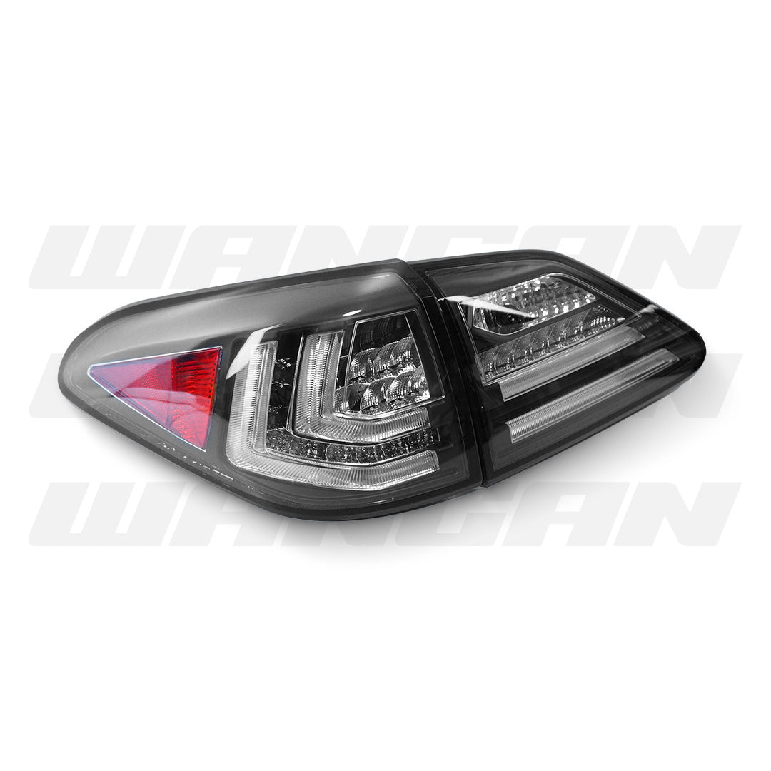 Lexus RX450h GYL (2009 - 2015) Sequential Black 3D LED Tail Lights LH + RH